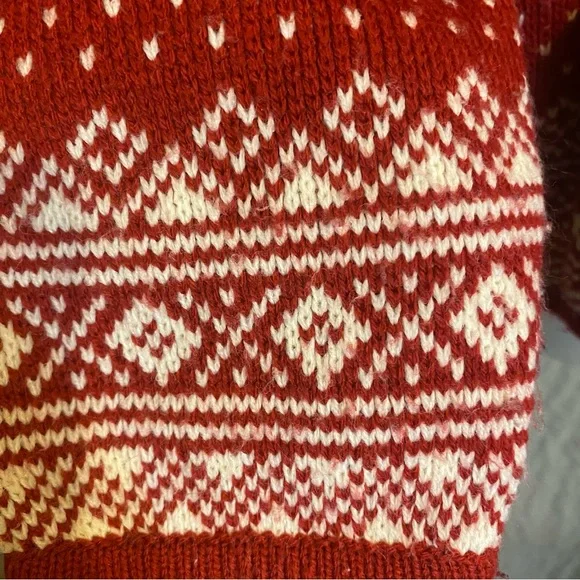 Crystal Kobe Womens Sweater Cardigan Nordic Winter Ski Icelandic Soft Large - Picture 6 of 12